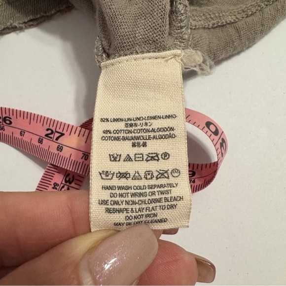 We The Free by Free People Ombré Distressed Long Sleeve Top G/L - Picture 6 of 8